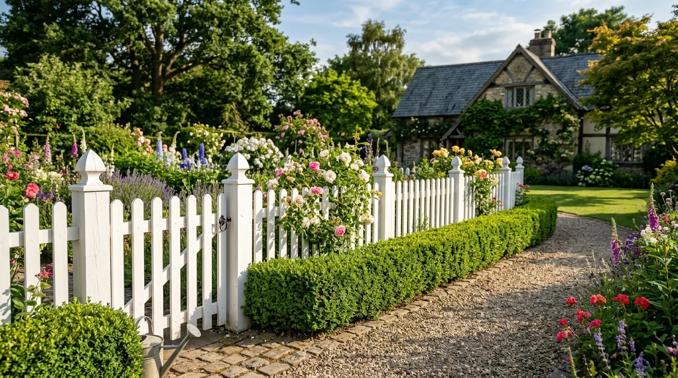 Scalloped Picket Fence Design